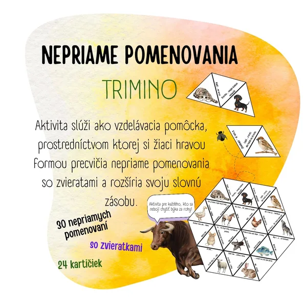 Nepriame pomenovania - trimino