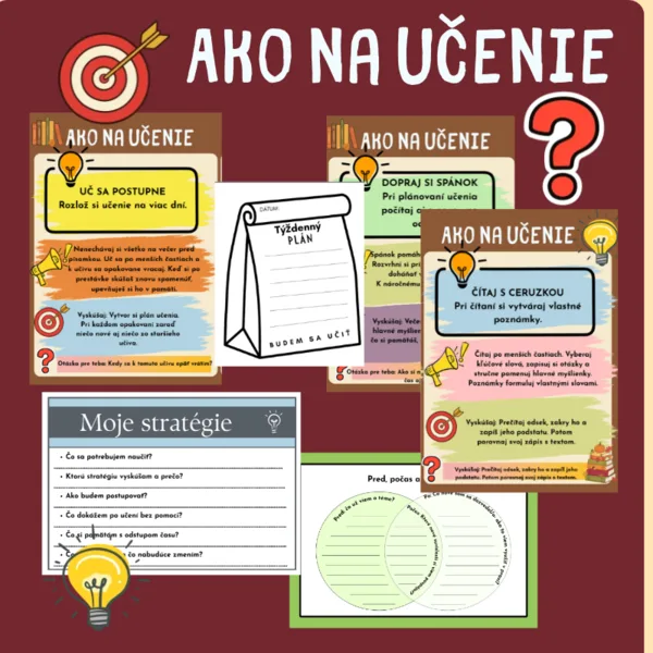 Ako na učenie/ stratégie, tipy a triky ako sa správne učiť