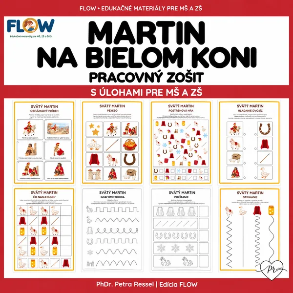 MARTIN NA BIELOM KONI – Pracovný zošit s úlohami pre MŠ a ZŠ