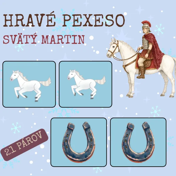 🐴 PEXESO - SVÄTÝ MARTIN | 21 párov